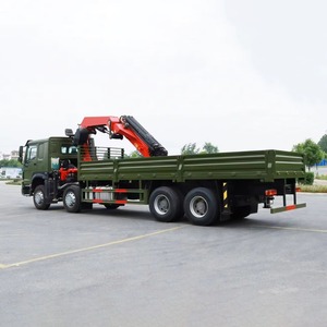 Howo Mounted Crane Truck 6x4 Knuckle <strong>Boom</strong> Hydraulic for Middle East Desert Construction Cargo Haulage - Product Image 2