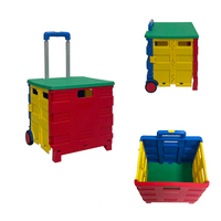 Chariots à roulettes pliants en plastique Bafuluo