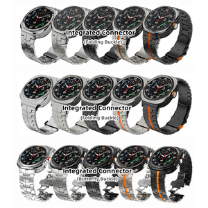 Correa de <span class=keywords><strong>acero</strong></span> inoxidable de titanio para Samsung Galaxy Watch Ultra 2025 Correa para Galaxy Watch Ultra 7 47mm Pulsera Correa de reloj - Product Image 6