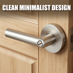 Tianyi Industrial Style Black Door Lever on Rose Luxury Knurled Texture Grip Handle Contemporary Room Hardware <b>Keyed</b> Entry <b>Lock</b> - Product Image 3