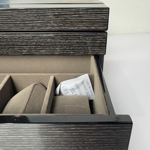 DS Handcrafted Stylish Square Wooden <b>Watch</b> <b>Box</b> Precious <b>Storage</b> Display Case for Timepieces and Jewelry - Product Image 6