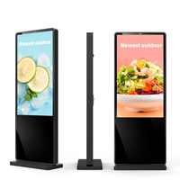 Écrans tactiles intérieurs LCD de 75 pouces, 43 pouces, 55 pouces, écrans publicitaires extérieurs, totem, kiosque, écran LED, affichage numérique, écrans et affichages