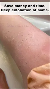 Échantillon gratuit de gant exfoliant en soie gant de spa turc 100% gant exfoliant en soie brute pour enlever la peau morte du visage