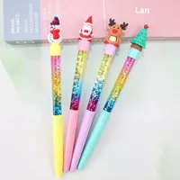 Stylos gel à encre noire Yilan Q8 personnalisables avec logo, modèle tendance, largeur d'écriture 0,5 mm, mignons et créatifs, stylo étudiant à paillettes liquides