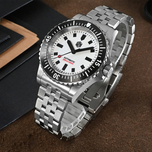 Montre de plongée automatique mécanique San <span class=keywords><strong>Martin</strong></span>, en acier inoxydable, 20 ATM, BGW9, mouvement japonais 8215, haute qualité, livraison gratuite, en vente - Product Image 3