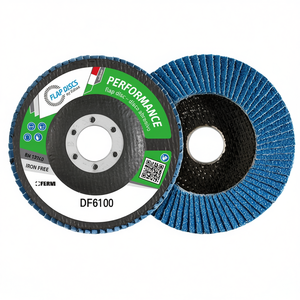 Disque à lamelles Fervi Performance 115 mm, abrasif sans fer pour ponçage du métal - Product Image 1