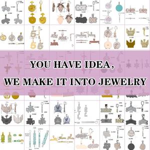 Подвеска из мосанита, полностью покрытого льдом, подвеска из 925 головы, серебряная подвеска из муассанита на заказ - Product Image 4