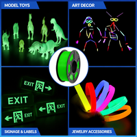 Harga Pabrik Filamen Printer 3D NewMars Glow in the Dark Luminous PLA Pro 1.75mm 1 KG untuk Pencetakan 3D