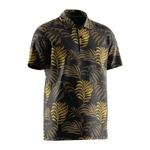 เสื้อเชิ้ตแขนสั้นลายดอกไม้แห้งเร็วสำหรับผู้ชาย เสื้อชายหาดสไตล์ฮาวาย - Product Image 3