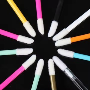 100 unidades de aplicadores desechables de algodón para labios, brochas de maquillaje para brillo labial, herramienta de belleza - Product Image 3