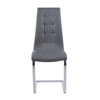 Chaises de salle à manger empilables modernes en cuir élégant pour la décoration haut de gamme de la maison, du bureau et du restaurant, chaises Bow