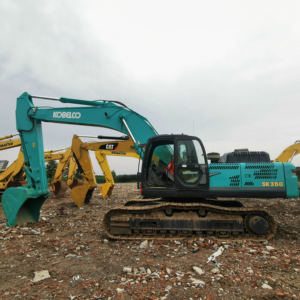 รถขุดไฮดรอลิก Kobelco SK350 มือสอง ชั่วโมงการใช้งานน้อย ประสิทธิภาพสูง เครื่องจักรก่อสร้างหนัก มีสินค้าในสต็อก - Product Image 2
