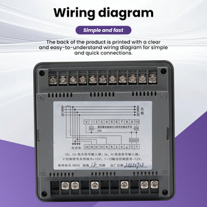 Wesds JKWF-PV-12 5a 380v बुद्धिमान स्वचालित गतिशील प्रतिक्रियाशील शक्ति मुआवजा नियंत्रक का नेतृत्व काले रंग का Cqc - Product Image 5
