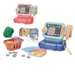 CPS Factory Delivery Pretend Play Preschool Toy Cashier Machine Toys Electronic Supermarket Cash Register Toys