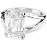 Ensemble de bagues empilables en cristal rond pour femmes, cuivre plaqué or véritable 18 carats, trois pièces, alliance de mariage, bijoux de fiançailles, cadeau