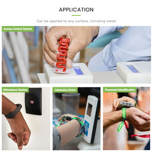 Disponibile Braccialetto NFC Impermeabile con Chip F08/213 13.56Mhz, Campione di Braccialetto RFID in Silicone per Identità Digitale - Product Image 6