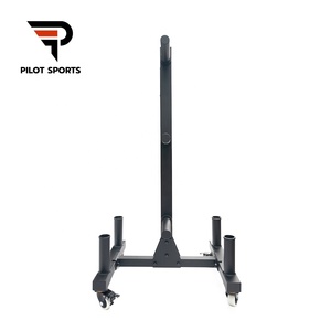 PILOTSPORTS <strong>Weight</strong> Plate <strong>Tree</strong> With Casters Commercial Gym <strong>Weight</strong> Plate Storage Rack Steel Strength Training <strong>Weight</strong> Plate Stand - Product Image 6