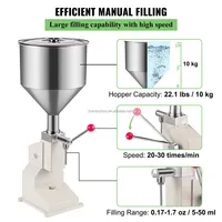 Machine de remplissage manuelle pour confiture, appareil de remplissage de contenant de 5-50ml, 2 unités