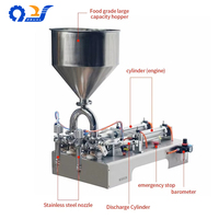 Machine de remplissage de jus de fruits à commande pneumatique avec double buse pour le remplissage de boissons, équipement automatique pour liquides et pâtes