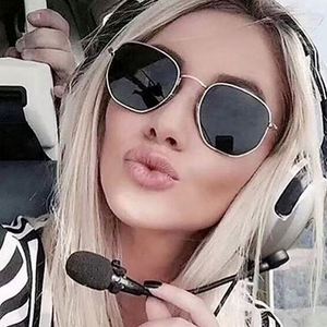 แว่นกันแดดทรงเหลี่ยมกรอบโลหะฟิล์มเมอร์คิวรี่โอเชียนแฟชั่นใหม่ปี 2025 กรอบเล็กสำหรับผู้ชายและผู้หญิง - Product Image 3