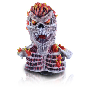 หน้ากากฮาโลวีน<span class=keywords><strong>ส</strong></span>ำหรับนักขี่ม้าผีฮาโลวีนชุดคอ<span class=keywords><strong>ส</strong></span>เพลย์โครงกระดูกเปลวไฟสำหรับงานปาร์ตี้หน้ากากการพิมพ์ที่มีคุณภาพสูง - Product Image 1