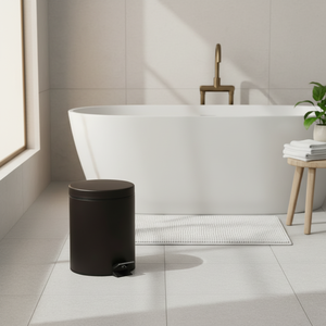 <span class=keywords><strong>Poubelle</strong></span> en métal 3L 5L, <span class=keywords><strong>poubelle</strong></span> à pédale en acier inoxydable pour salle de bain, <span class=keywords><strong>poubelle</strong></span> <span class=keywords><strong>noire</strong></span> pour la maison - Product Image 1