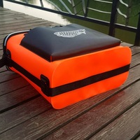 Seau à poisson pliable en EVA pour l'extérieur avec trou d'oxygénation et conception épaissie, accessoires de pêche