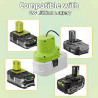 Starlink Mini Accessoires Starlink Mini Adaptateur d'alimentation CC Starlink V4 Adaptateur de chargeur pour batterie Ryobi 18V