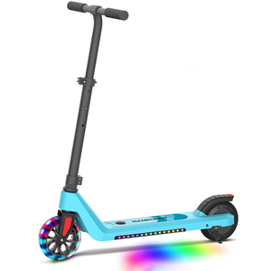 Trottinette électrique K1, design bleu luminescent, moteur 120W, batterie 21.9V 2.6Ah, pliable, vitesse maximale 8-13 km/h, autonomie 10 km - Product Image 1