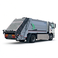 Camion compacteur électrique FAW 12 m³ zéro émission pour l'élimination des déchets ménagers urbains et l'assainissement