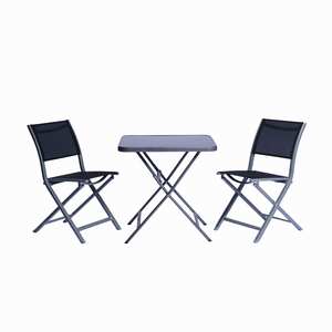 Mesa de jardín ajustable exterior plegable portátil de lujo, muebles de exterior para barbacoa de Metal, mesa de jardín plegable de aluminio - Product Image 5