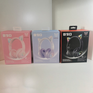 <span class=keywords><strong>Cuffie</strong></span> Cablate ONIKUMA B90 di Alta Gamma con Orecchie da Gatto, Funzione On-Ear e Caratteristica Impermeabile - Product Image 4
