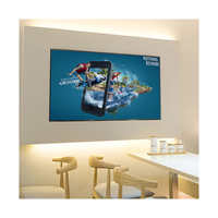 Cadre en aluminium pour boîte lumineuse publicitaire A1/A2/A3/A4, boîte lumineuse en verre trempé ultra-mince, cadre d'affiche LED, affichage publicitaire alimentaire