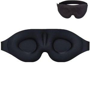 Antifaz para Dormir Ajustable al por Mayor, Marca Privada, Personalizado, con Espuma Contorneada 3D, Antifaz para Dormir con Bloqueo <span class=keywords><strong>de</strong></span> Luz - Product Image 1
