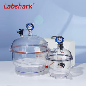 Attrezzatura da Laboratorio: Contenitore Trasparente in Plastica per Essiccazione Sottovuoto, Esiccatore con Pompa a Vuoto per Uso Laboratorio - Product Image 4