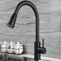Robinet mélangeur de cuisine en laiton avec douchette extractible pour la vente en gros