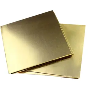 Brass 0.01mm-1mm C2600 C3712 Soft Hard Brass Sheet Brass Plate