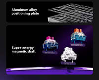 MADLIONS-Clavier mécanique ABS rétroéclairé NANO 68 Pro RGB, clavier filaire à touches complètes, interface USB, interrupteur magnétique, échangeable à chaud