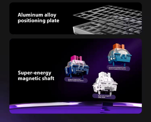 MADLIONS NANO 68 Pro RGB Backlit Full-Key Wired <strong>Keyboard</strong> USB Interface Magnetic Switch Hot-Swappable ABS Mechanical <strong>Keyboard</strong> - Product Image 6