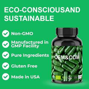 Fabrieksverpakte glutenvrije <span class=keywords><strong>capsules</strong></span> van 500 mg en 750 mg, <span class=keywords><strong>anti</strong></span>-inflammatoire, pure, biologische, natuurlijke spirulina-algen, afslankcapsules - Product Image 6