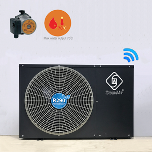 Calentador de Agua por Aire de 60Hz -15D R290 70Dg A++ con Bomba de Calor de 4kw6, Sistema Híbrido de Enfriamiento por Aire y Calentamiento Solar, Tanque de Cilindro con Serpentín - Product Image 4