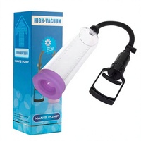 Pompe et amplificateur manuels pour l'agrandissement du pénis Magic Love Free pour hommes - Jouet sexuel en ABS étanche