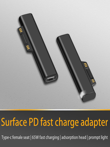 Adaptador <span class=keywords><strong>Convertidor</strong></span> USB C Hembra a Surface de 45W 15V 3A para Microsoft Surface 3 4 5 6 PRO Go Laptop Book 2 3 - Product Image 5