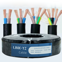 Cable RVV OFS con revestimiento, 2-20 AWG, resistente al desgaste, impermeable, estándar nacional, cable RVV con conductor de cobre sin oxígeno, cable de alimentación.