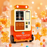 Panda SU4 AI Distributeur de bonbons interactif avec imprimante pour la peinture au sucre, pour les attractions touristiques, les événements, les fêtes et les expositions