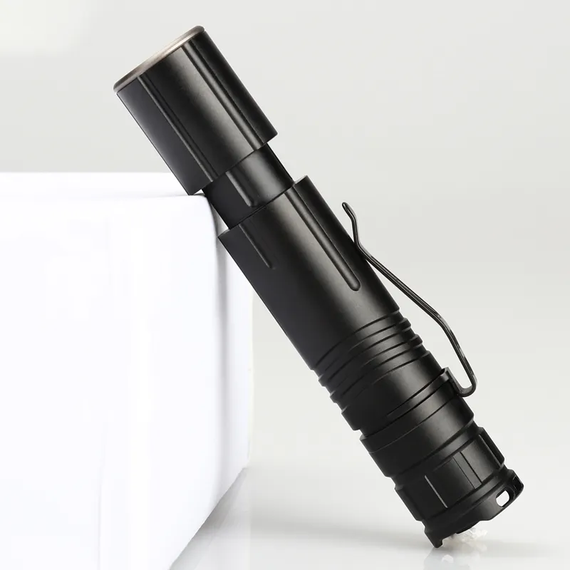 2022 New 18650 Battery 4 Modes Type-c charging Flashlight 1000 Lumen XHP50 Torch IPX4 with Pen Clip