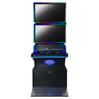 Mesin Game Koin 2026 Desain Baru Layar Ganda 27" Kabinet Logam Multi Game Dengan Papan Permainan Keterampilan Unggulan