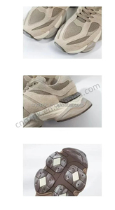 Chaussures de course 9060 de luxe respirantes en maille et daim, style rétro, décontractées, nouvelle collection, qualité supérieure - Product Image 3