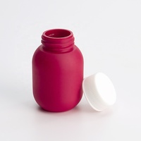 Bouteille de médecine en plastique HDPE à large ouverture emballage alimentaire taille de voyage 60ml produit de santé bouteille de tablette pot avec bouchon