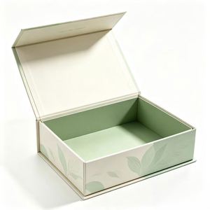 FX Wholesale Debossed Folding Magnet Packaging <b>Box</b>, Custom Size Rigid Carton for Premium Beauty Product <b>Storage</b> - Product Image 2